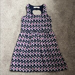 Stylish Navy and Pink Kids Dress - Soze 7